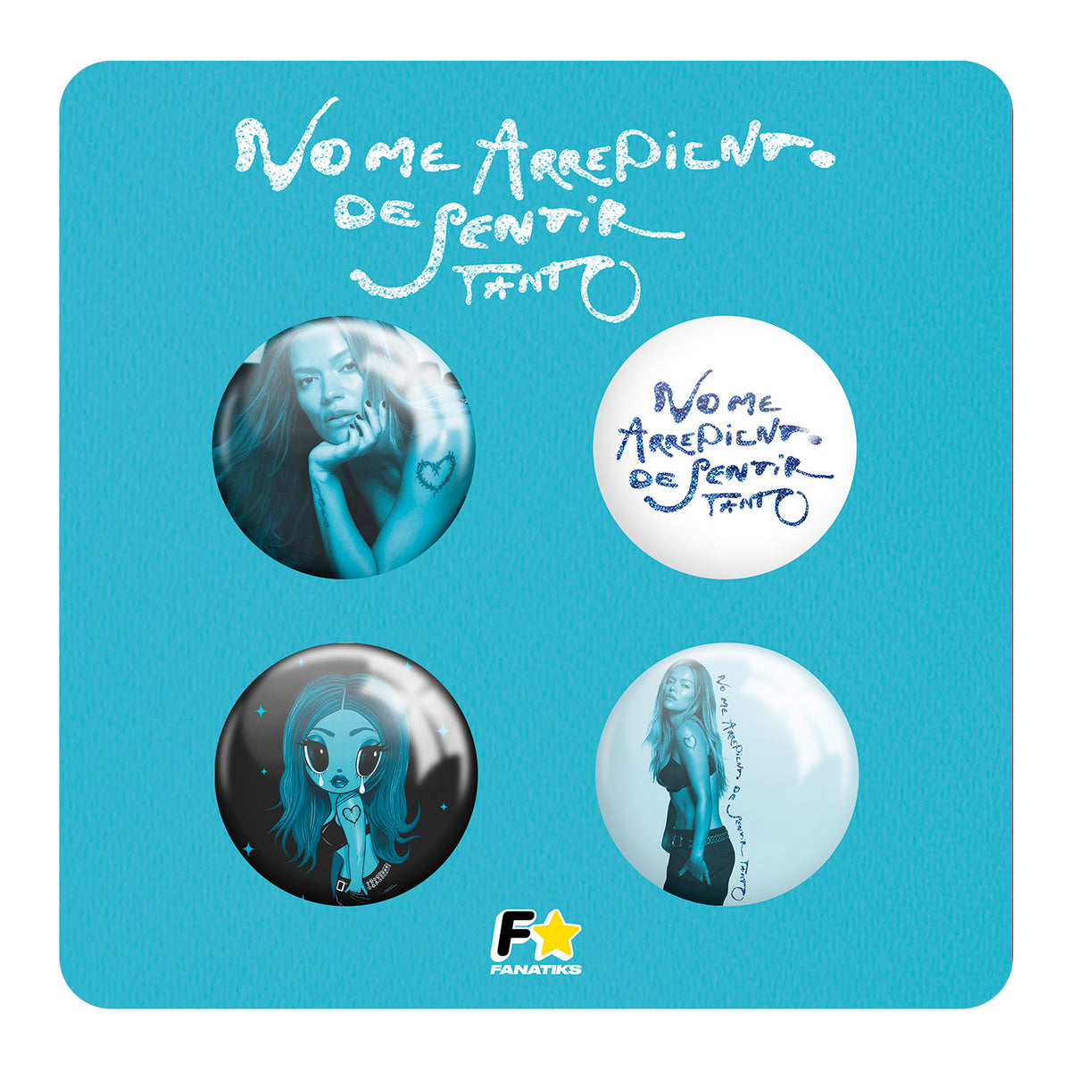 No Me Arrepiento De Sentir Tanto 10 - Set de Pines